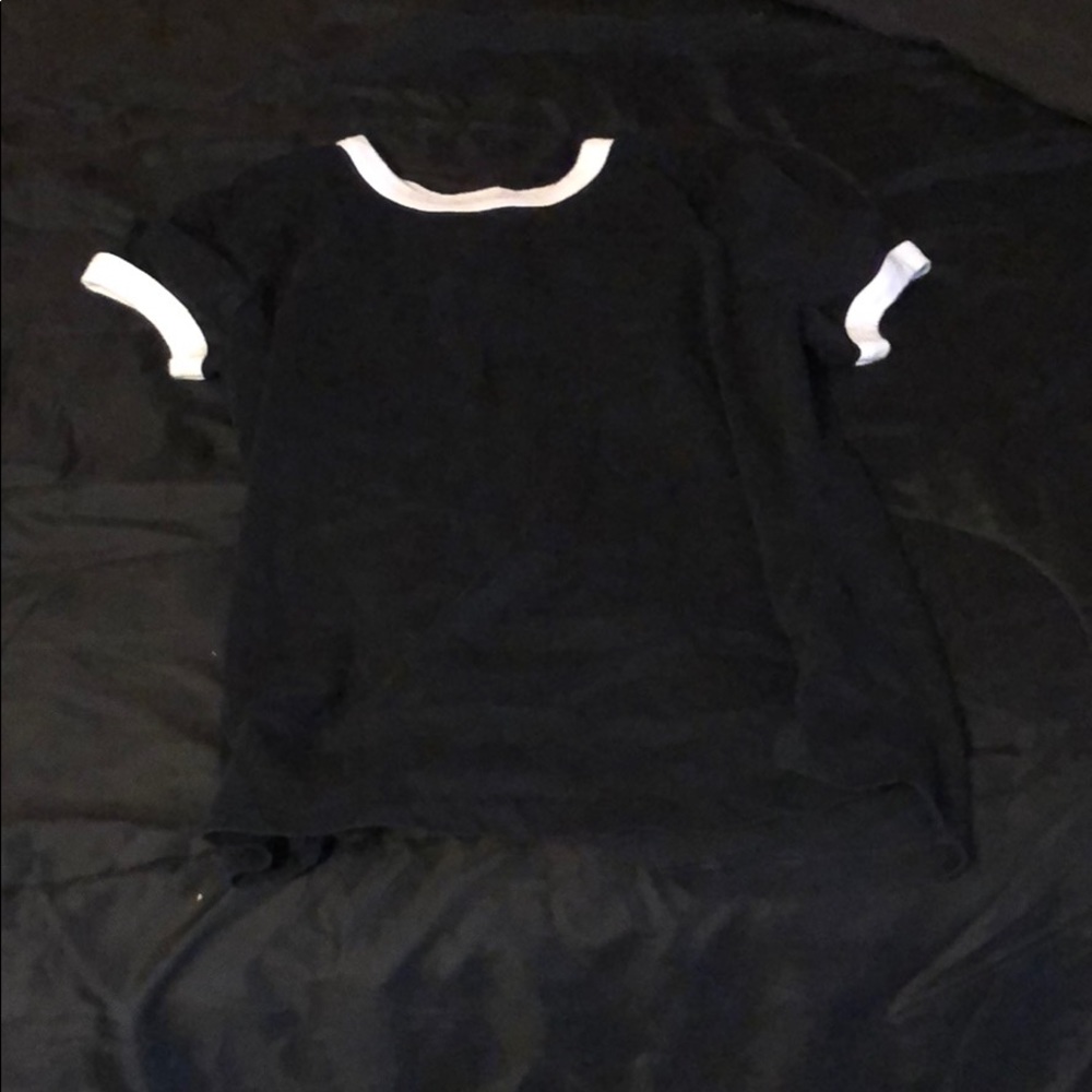 Black and white shirt